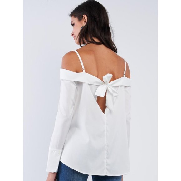 Tops - Cami Strap Button Down Blouse NWT